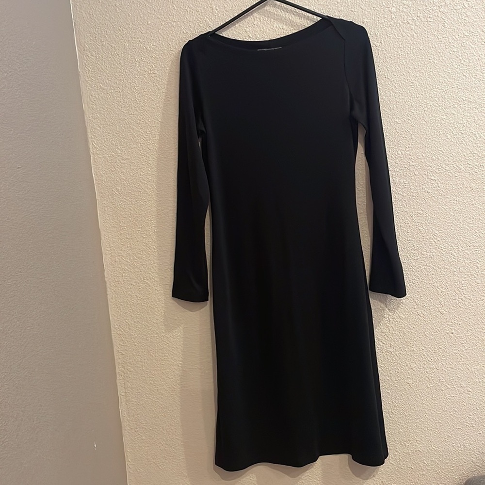 EUC LILY WOMENS MODEST DRESS ALL BLACK SIZE MEDIUM - Picture 5 of 11